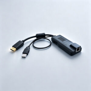 CAT5 LCD KVM IP Switch