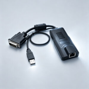CAT5 LCD KVM IP Switch